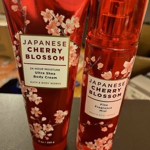 Brand New Bath and Body Works Cherry Blossom Bundle